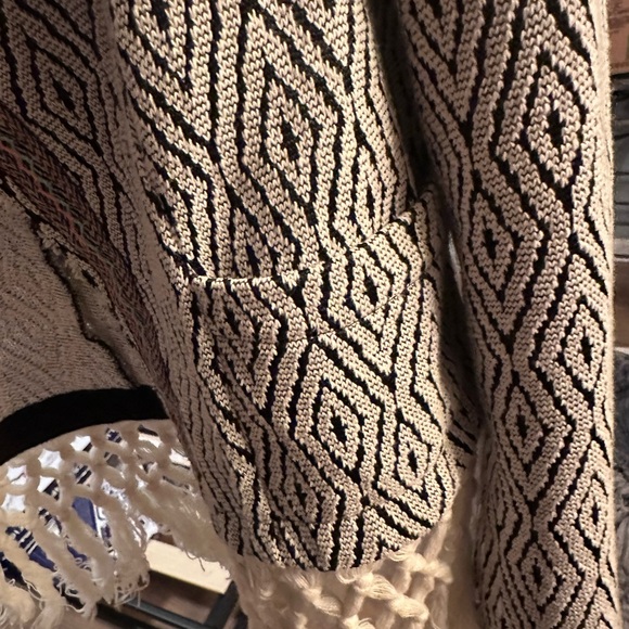 Miss Me Western Boho Fringe Hem Jacket Santa Fe Women's Size Large Diamondback - Picture 12 of 12